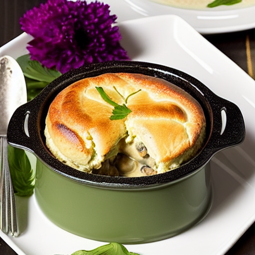 Creamy Mushroom Soufflé