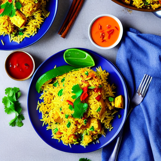 Paneer Bhurji Biryani