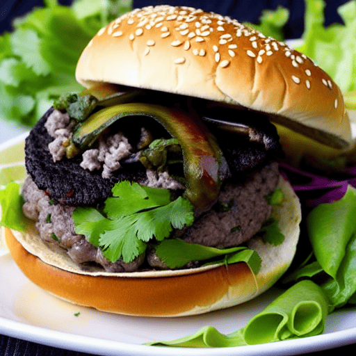 Hamburguesa de Huitlacoche