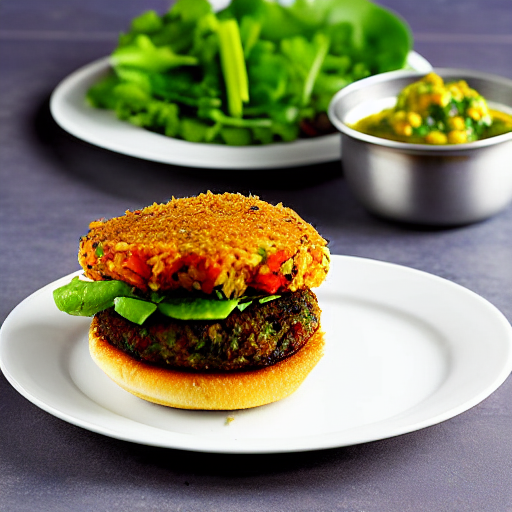Vegetable Cutlet Burger
