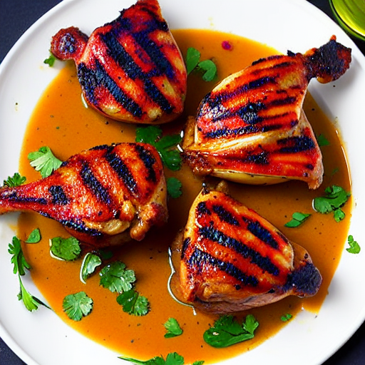 Saffron Grilled Quail