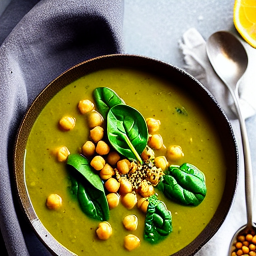 Chickpea and Spinach Soup