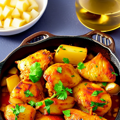 Fırın Tavuk with Potatoes