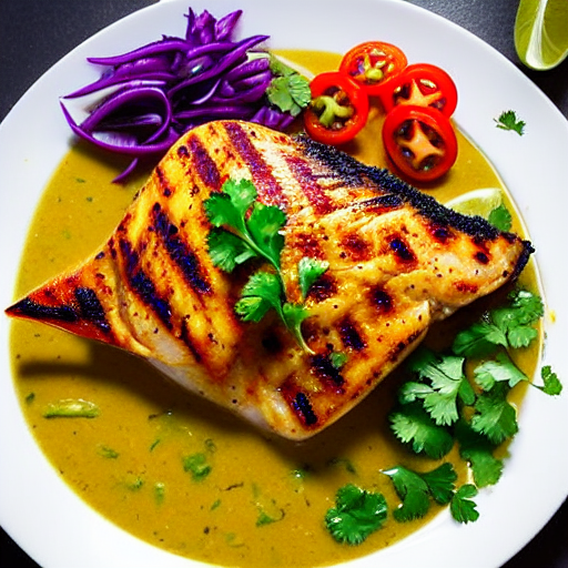 Peixe Grelhado com Molho