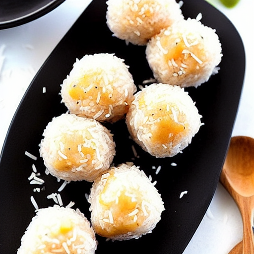 Coconut Sticky Rice Balls