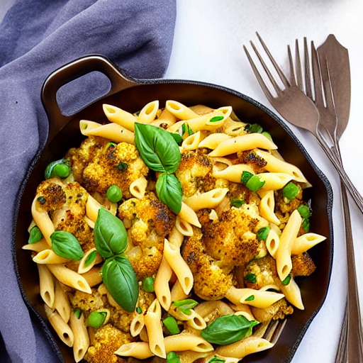 Keto Spiced Cauliflower Pasta