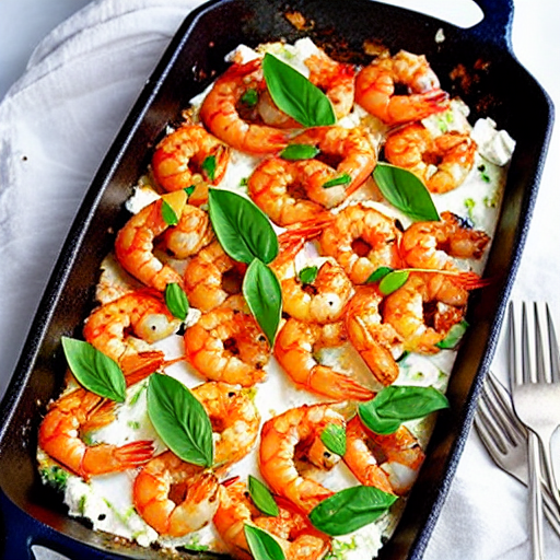 Prawn and Feta Bake