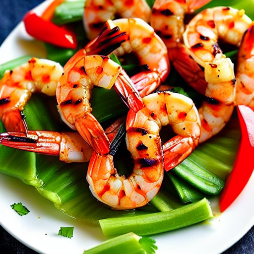 Halal BBQ Shrimp