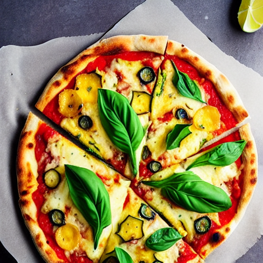 Pizza aux Fleurs de Courgette