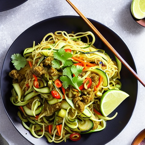 Zucchini Pad See Ew