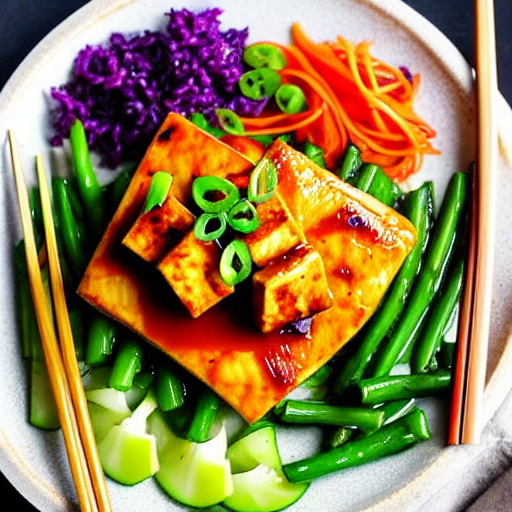Yaki Tofu with Chicken
