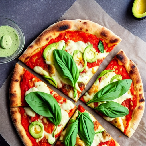 Zucchini Blossom Pizza