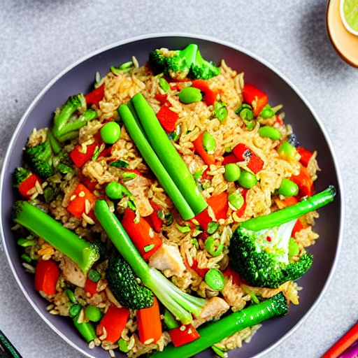 Chicken and Vegetable Fried Rice