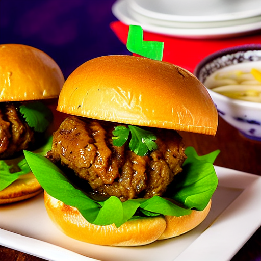 Curry Beef Burger