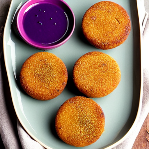 Baked Taro Cakes