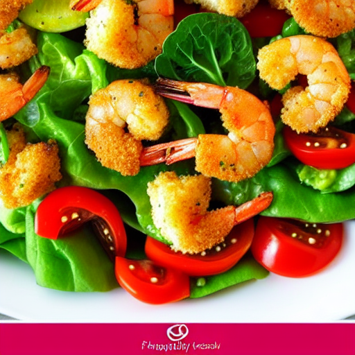 Crispy Shrimp and Vegetable Salad