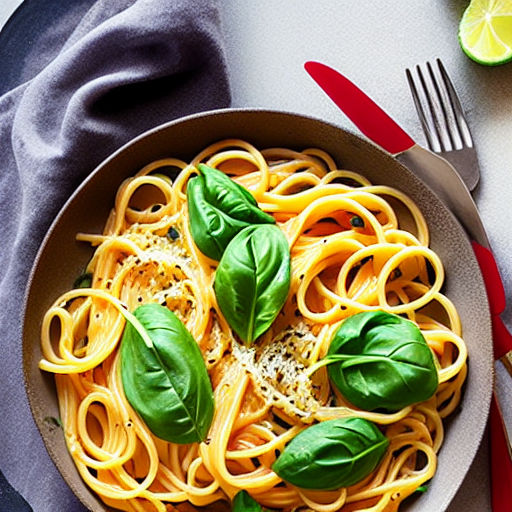 Pasta con Espinacas y Queso