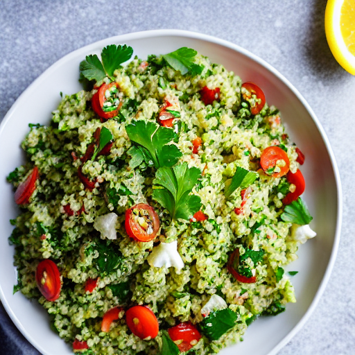 Keto Tabbouleh with Cauliflower
