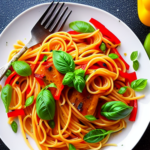 Pasta aux Poivrons
