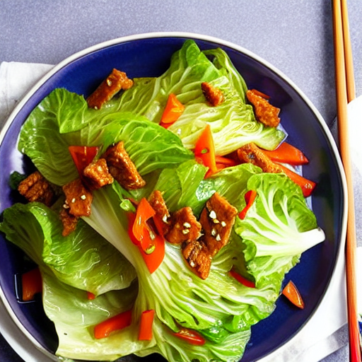 Keto Chinese Cabbage Stir-Fry