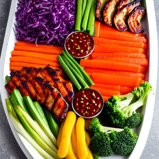 BBQ Vegetable Platter