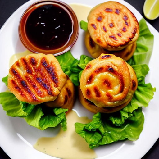 Keto Wontons Burger