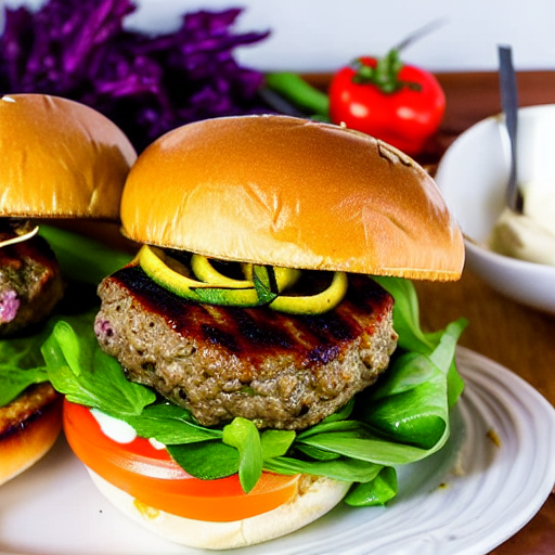 Mediterranean Lamb Burger