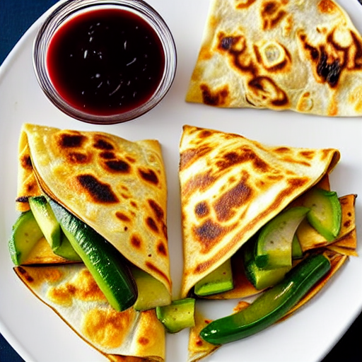 Crispy Vegetable Quesadillas