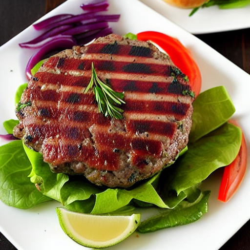 Grilled Elk Burgers