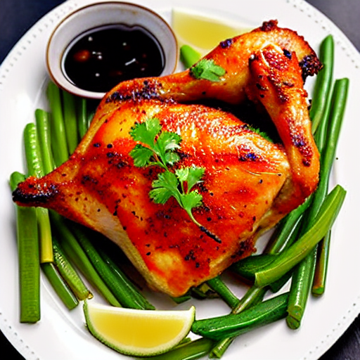 Baked Chicken with Ginger