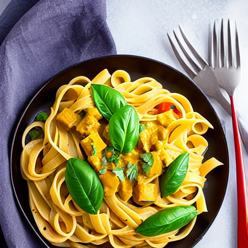 Coconut Curry Pasta
