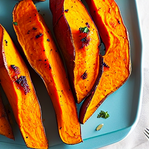 Honey Mustard Roasted Sweet Potatoes
