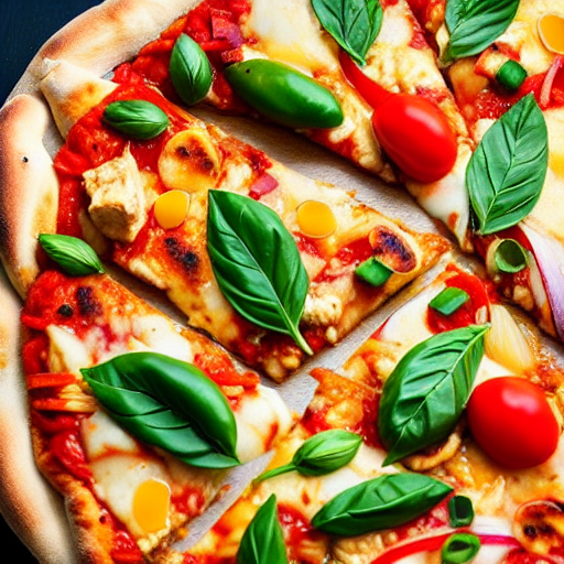 Tom Yum Chicken Pizza