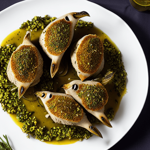 Herb-Crusted Quail