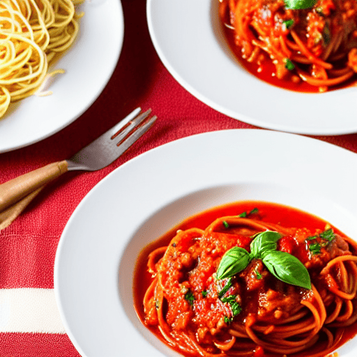 Pasta with Marinara Sauce