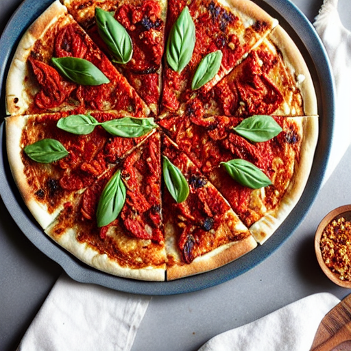 Sundried Tomato and Feta Pizza