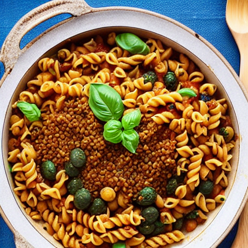 Pasta aux Lentilles