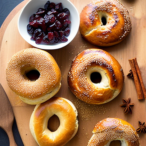 Cinnamon Raisin Bagels