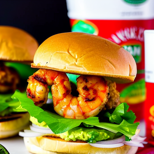 Spicy Shrimp Burger