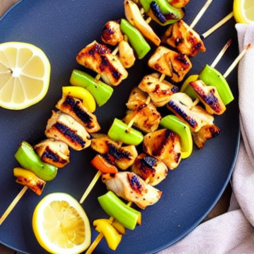 Lemon Chicken Skewers