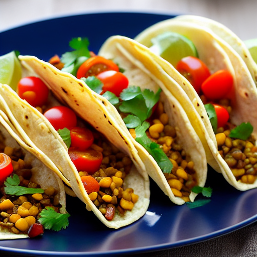 Vegetable and Lentil Tacos