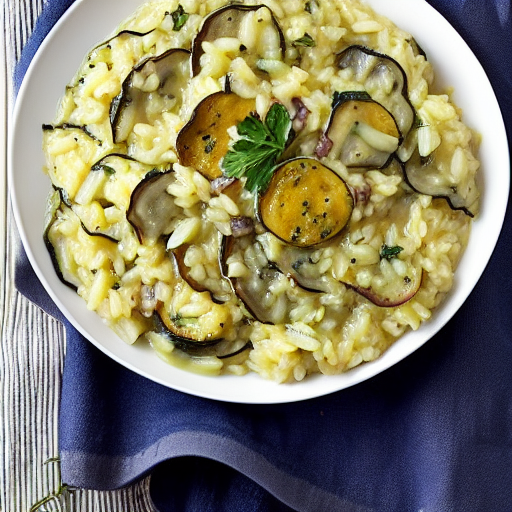 Risotto con Melanzane