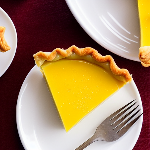 Baked Egg Custard Tart