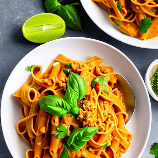 Thai Red Curry Pasta