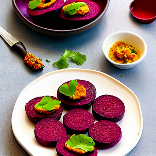 Baked Beetroot Tikki