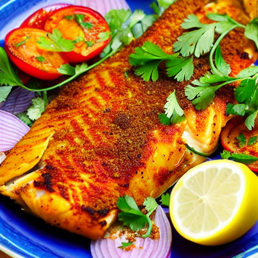 Baked Fish with Spices