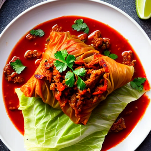 Halal Stuffed Cabbage