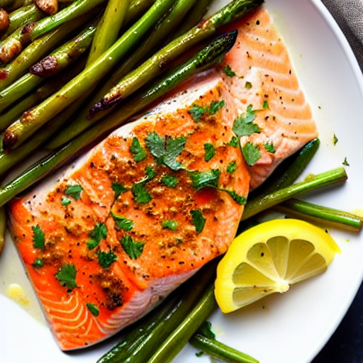Baked Salmon with Lemon and Garlic