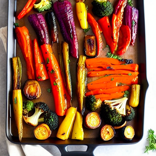 Harissa Roasted Vegetables