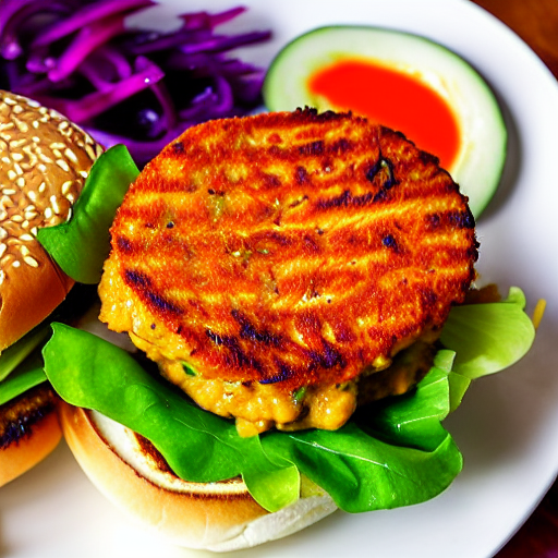 Red Curry Fish Burger